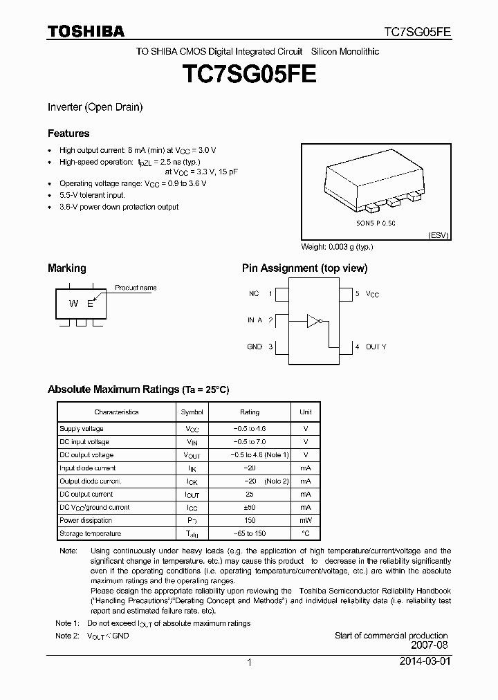 TC7SG05FE_8302546.PDF Datasheet
