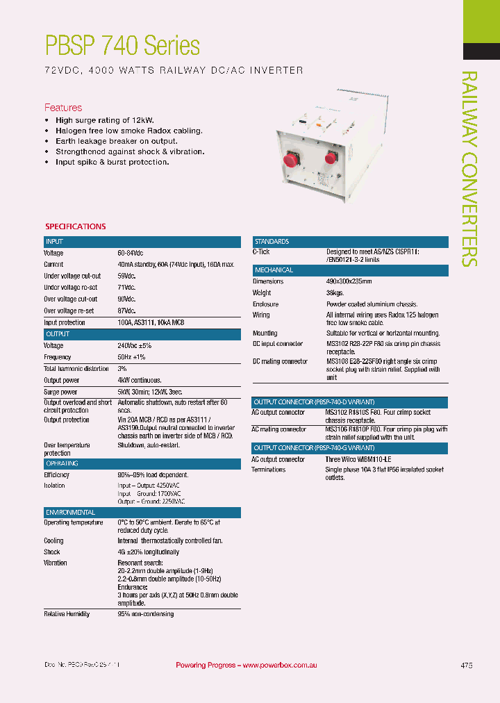 PBSP740_8304624.PDF Datasheet