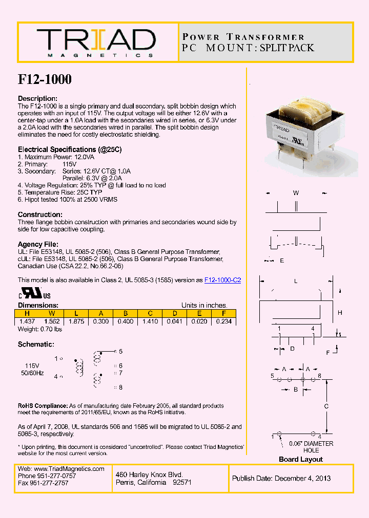 F12-1000_8305073.PDF Datasheet