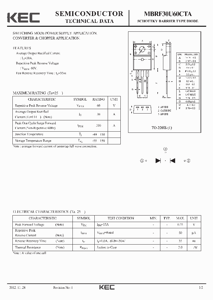 MBRF30U60CTA-15_8307070.PDF Datasheet