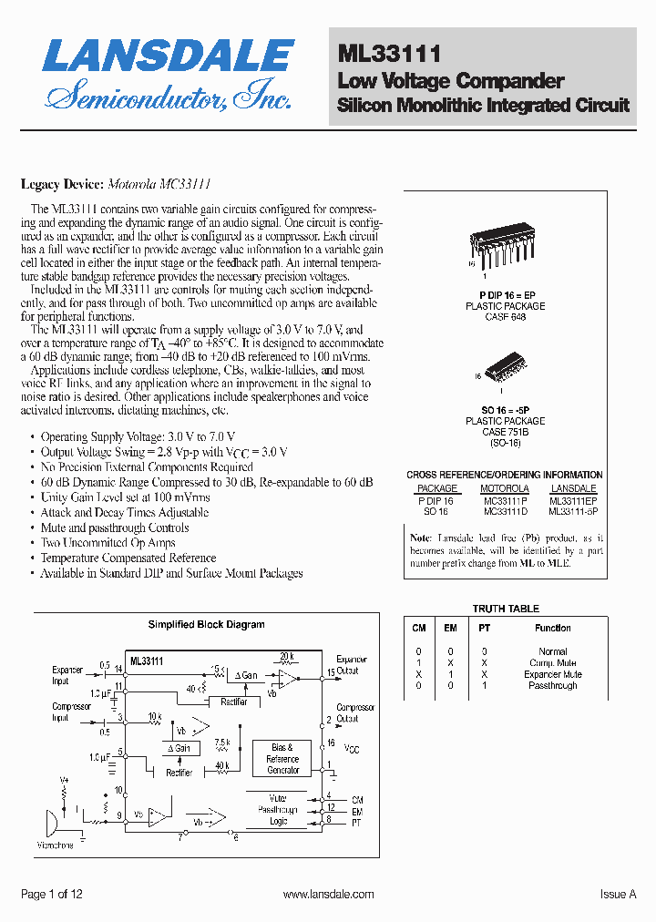 ML33111_8309591.PDF Datasheet