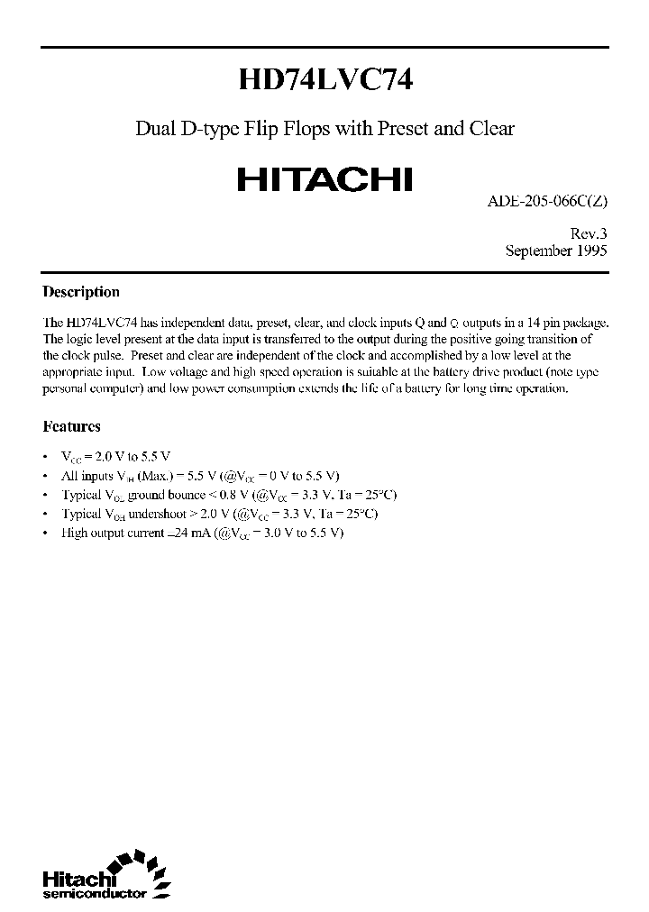 HD74LVC74_8310184.PDF Datasheet