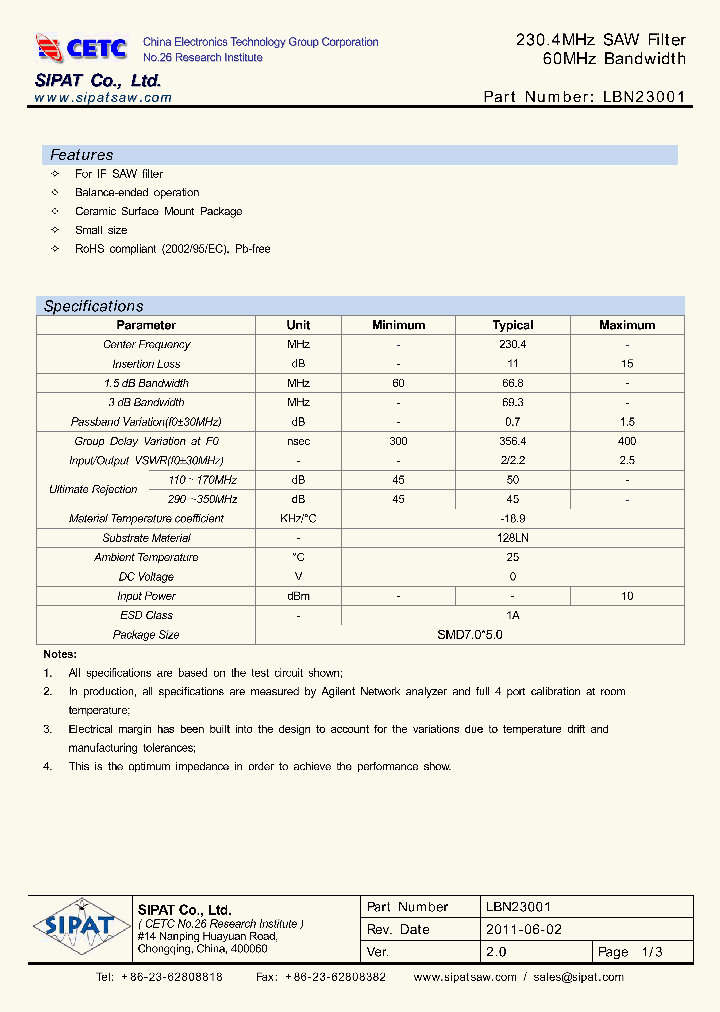 LBN23001_8311486.PDF Datasheet