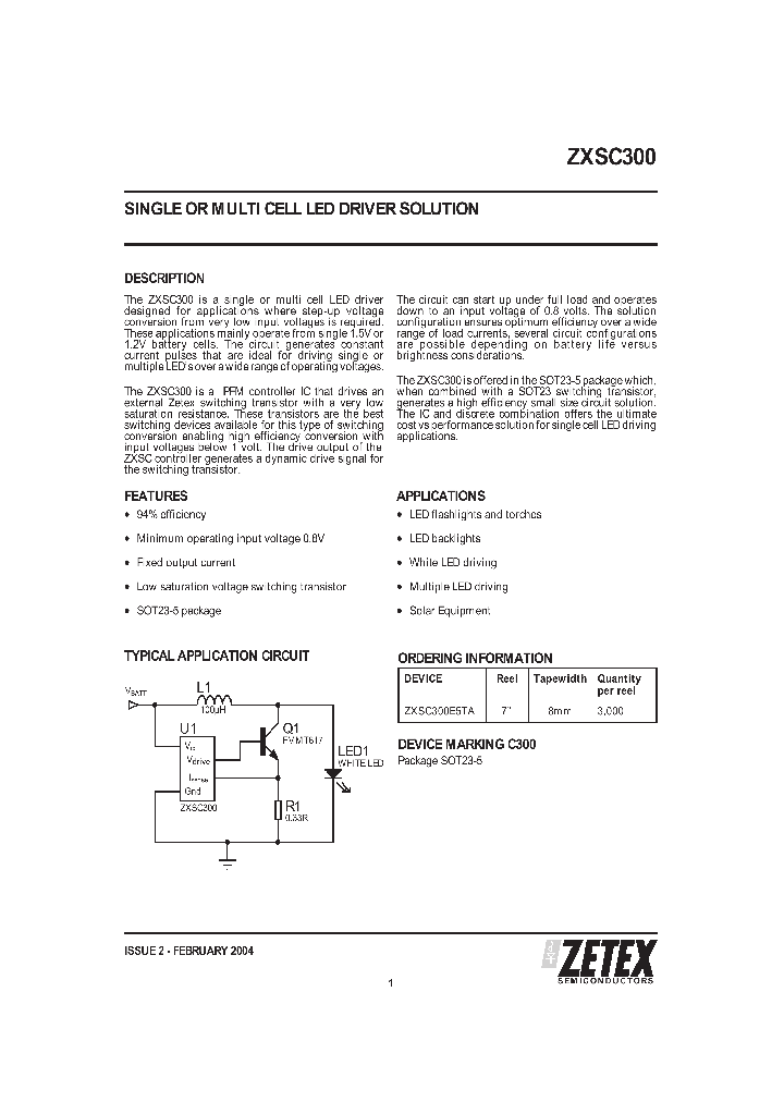 ZXSC300_8313918.PDF Datasheet