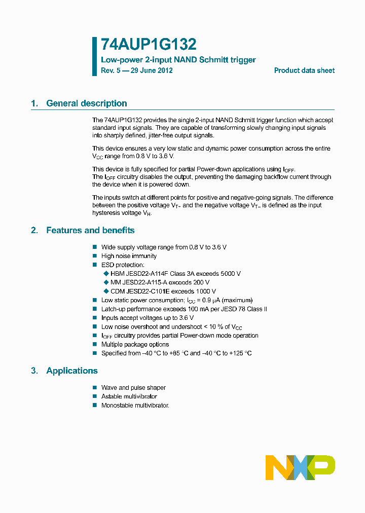 74AUP1G132GS_8316038.PDF Datasheet