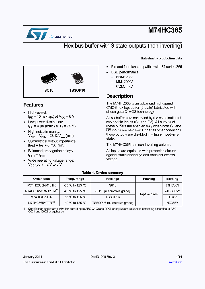 M74HC365YTTR_8316343.PDF Datasheet