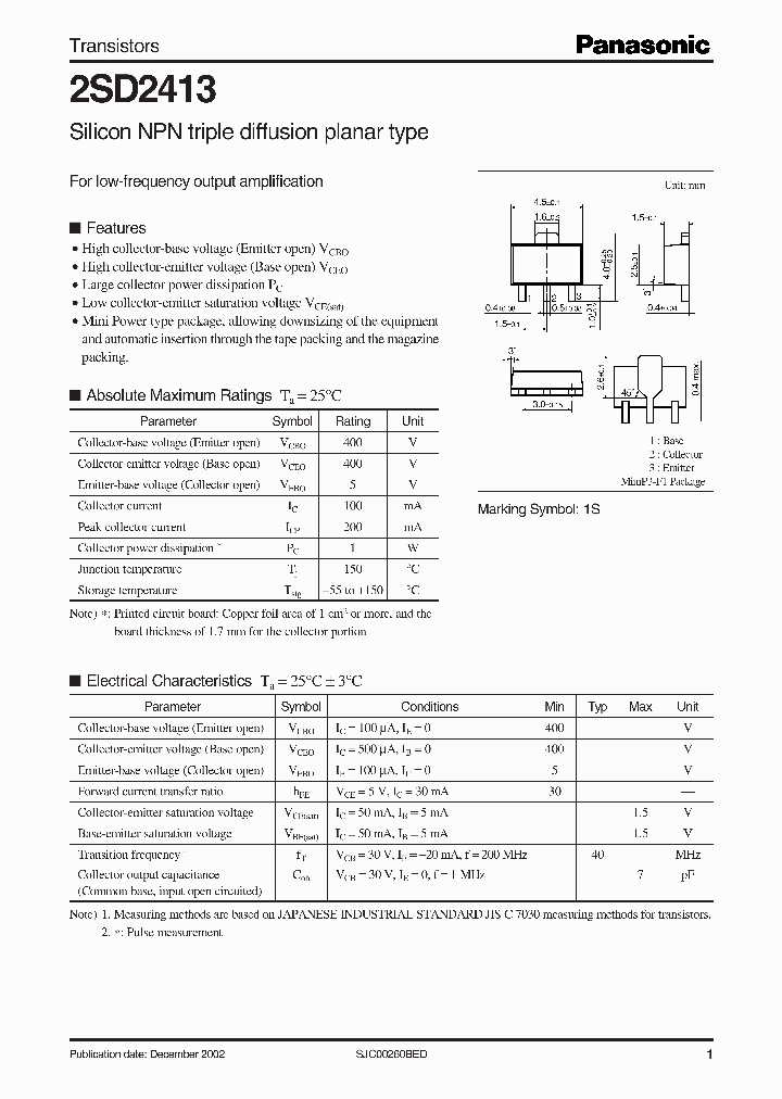 2SD2413_8321886.PDF Datasheet