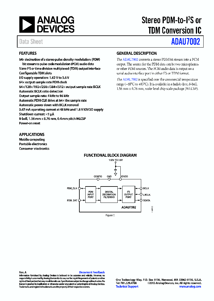 ADAU7002_8322254.PDF Datasheet