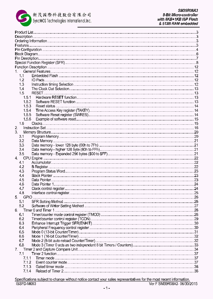 SM39R08A3_8326050.PDF Datasheet