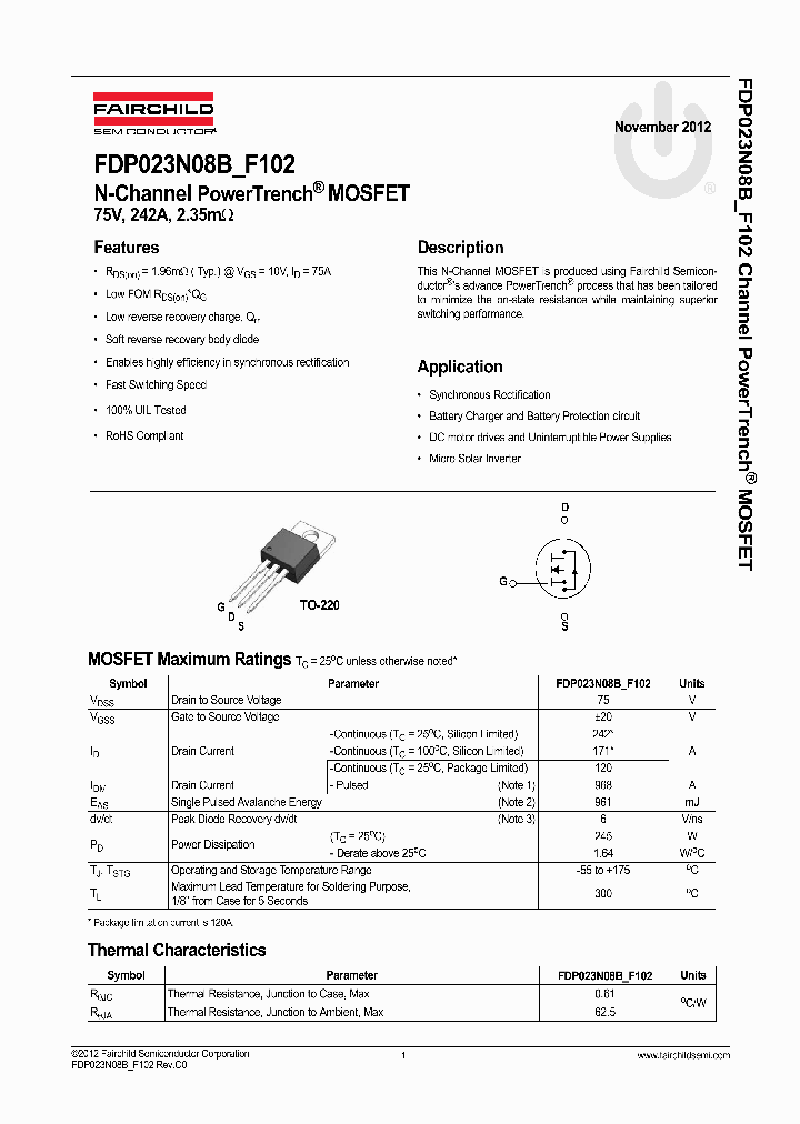 FDP023N08B_8327106.PDF Datasheet