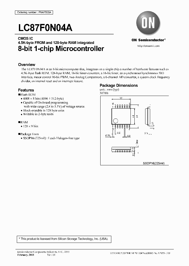 LC87F0N04A_8329666.PDF Datasheet