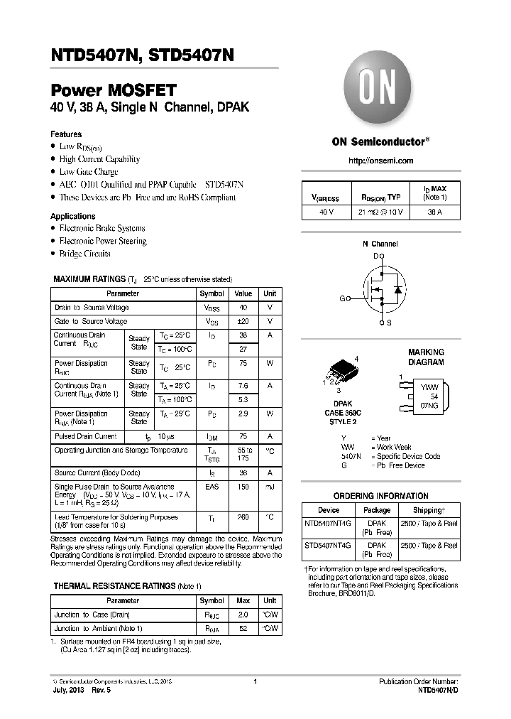 NTD5407N_8330057.PDF Datasheet