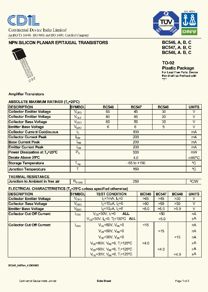 BC548_8332793.PDF Datasheet