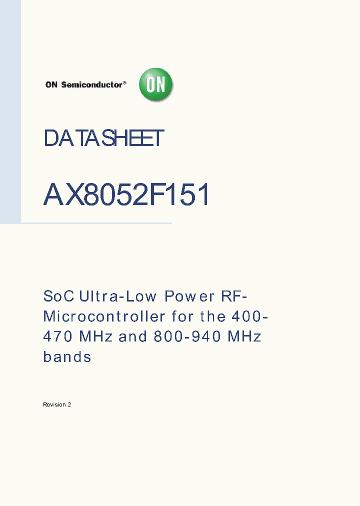 AX8052F151_8333327.PDF Datasheet