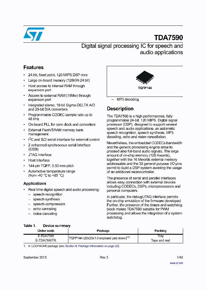 E-TDA7590_8335918.PDF Datasheet