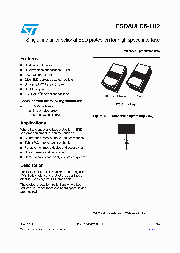 ESDAULC6-1U2_8337708.PDF Datasheet