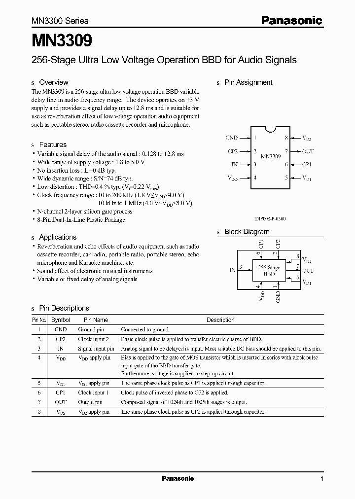 MN3309_8339832.PDF Datasheet