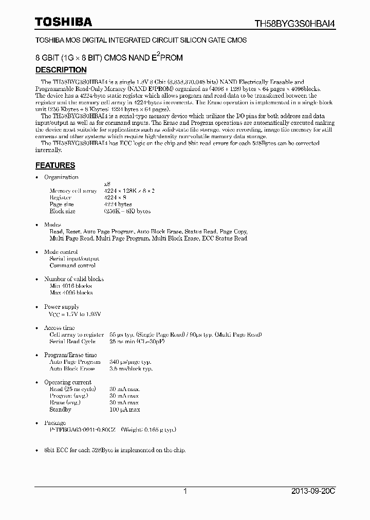 TH58BYG3S0HBAI4_8347176.PDF Datasheet