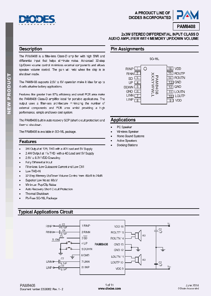 PAM8408DR_8347896.PDF Datasheet