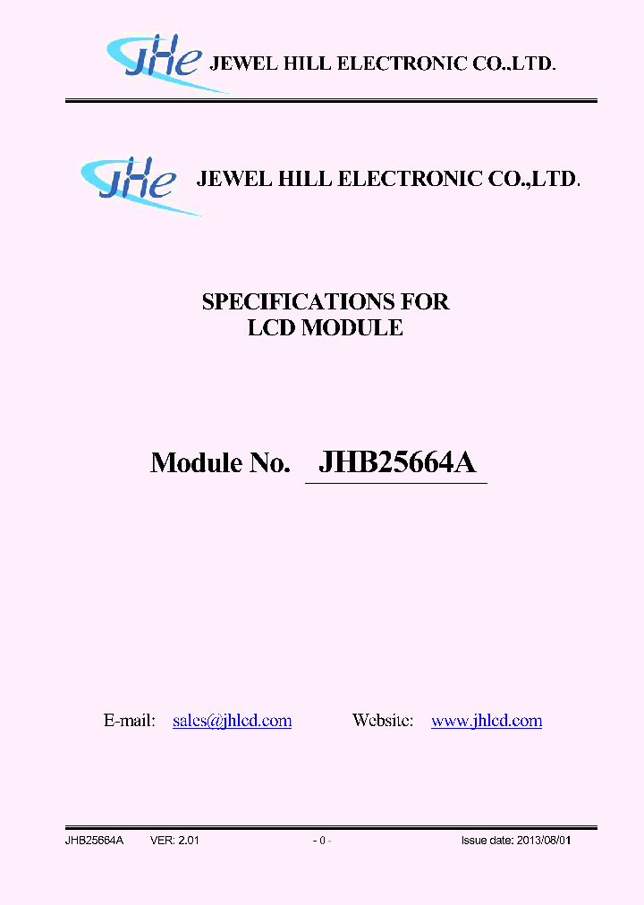 JHB25664ASYMCAMUA_8352460.PDF Datasheet