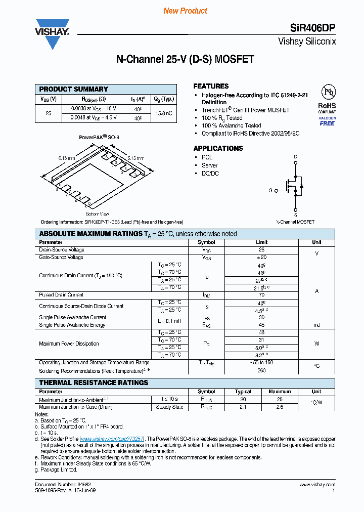 SIR406DP_8355081.PDF Datasheet