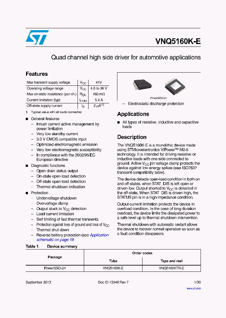 VNQ5160K-E_8355858.PDF Datasheet