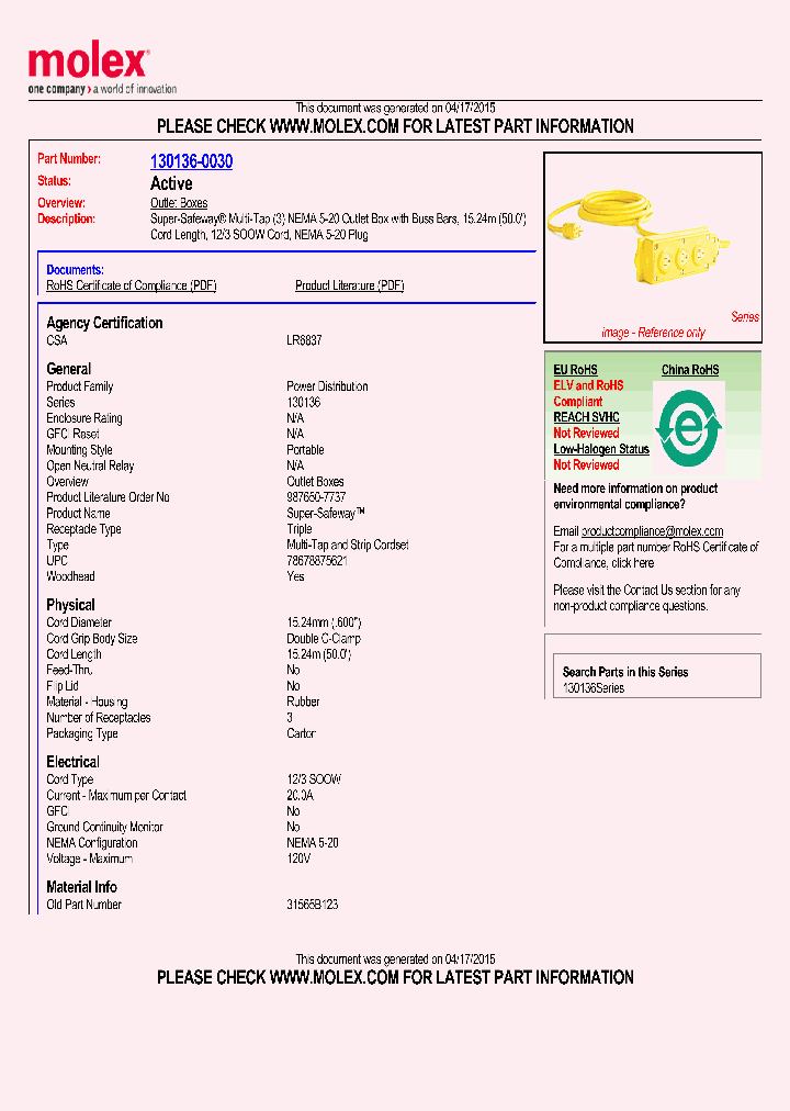 130136-0030_8357215.PDF Datasheet