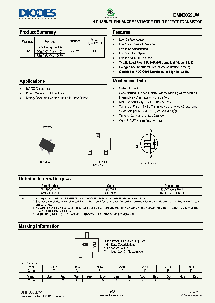 DMN3065LW-7_8358176.PDF Datasheet