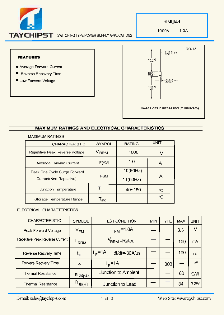 1NU41_8370306.PDF Datasheet