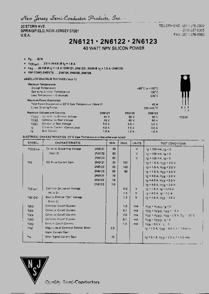 2N6121_8370655.PDF Datasheet