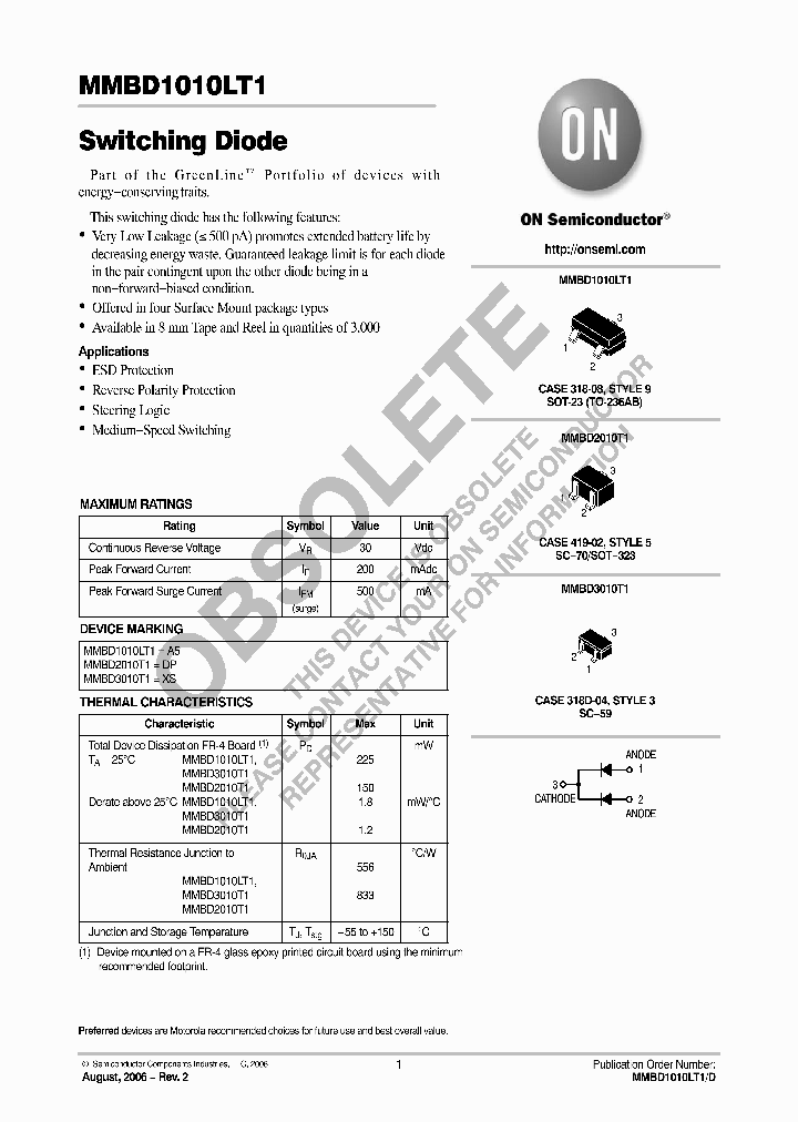 MMBD1010LT1_8373777.PDF Datasheet