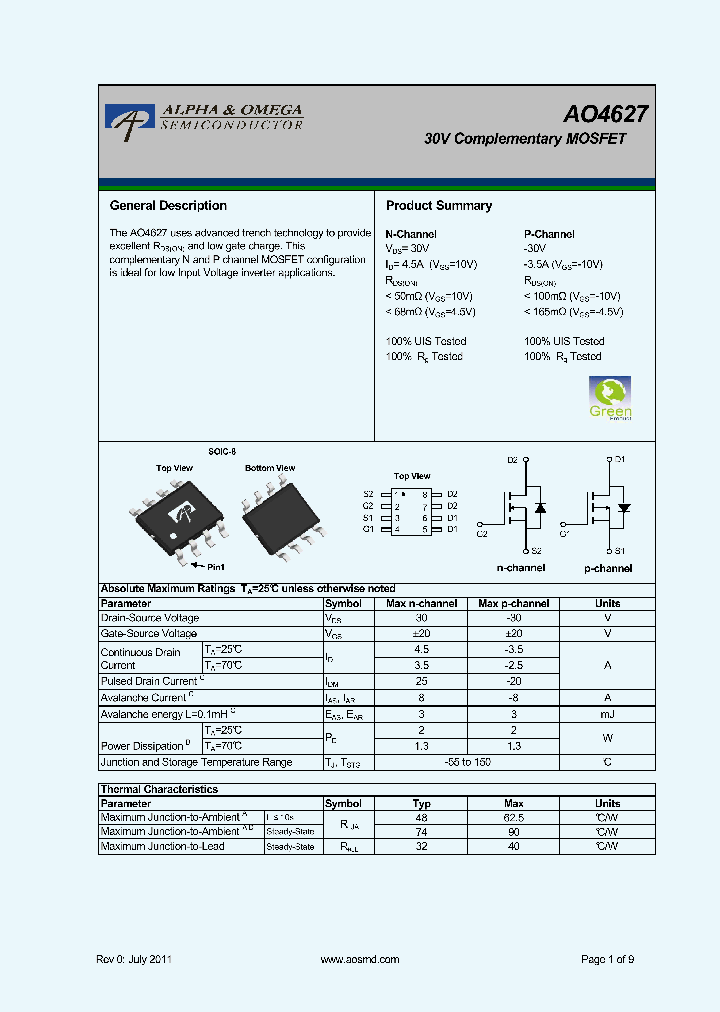 AO4627_8375355.PDF Datasheet