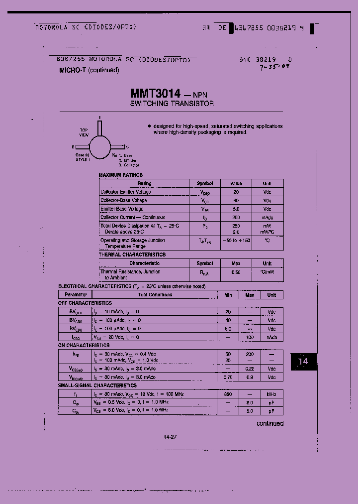 MMT3014_8388956.PDF Datasheet