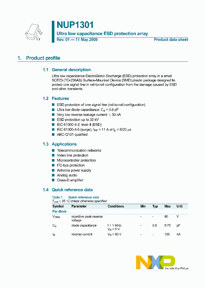 NUP1301_8393975.PDF Datasheet