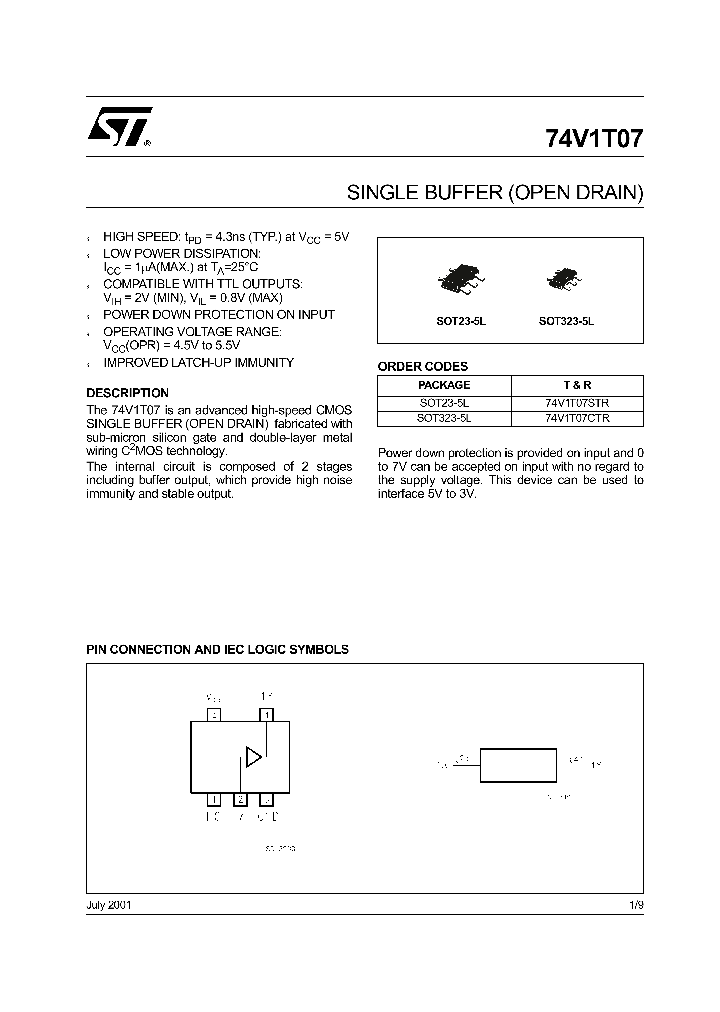 74V1T07CTR_8402610.PDF Datasheet