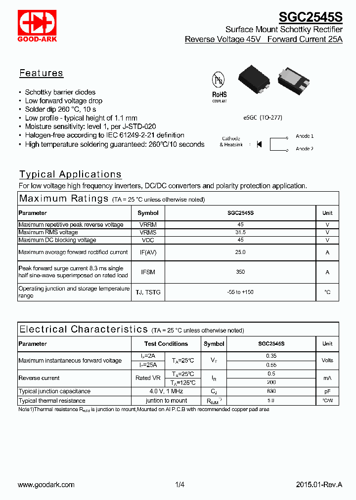 SGC2545S-15_8407117.PDF Datasheet