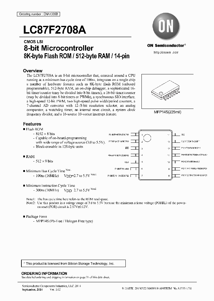 LC87F2708AUMD-AH_8409431.PDF Datasheet