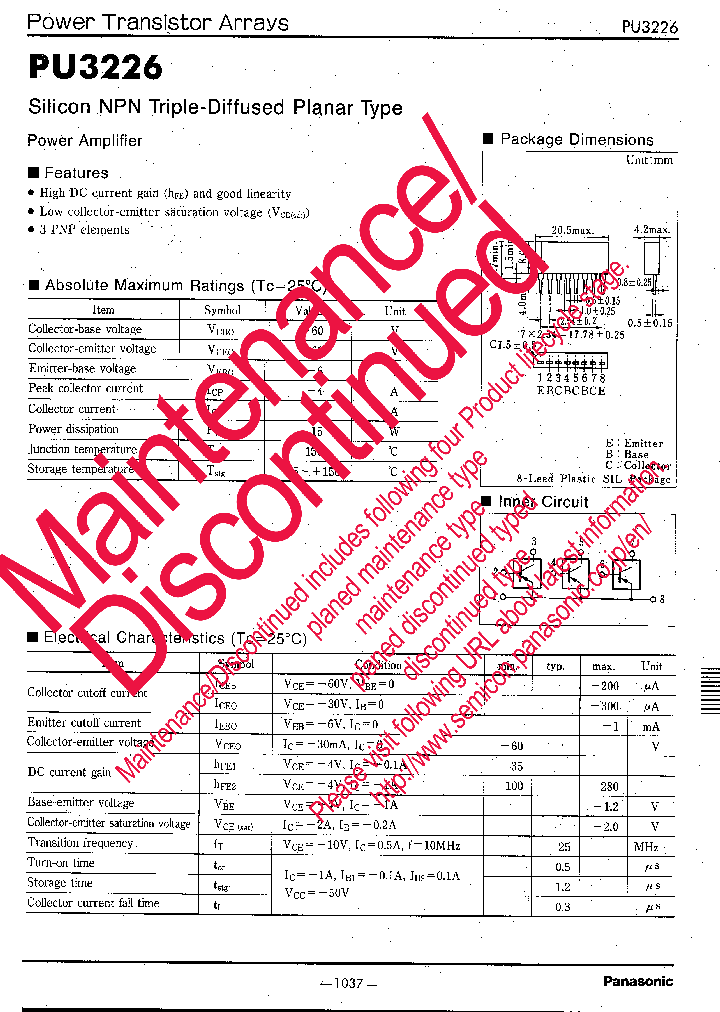 PUA3226_8420778.PDF Datasheet