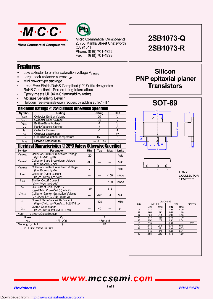 2SB1073-R_8422880.PDF Datasheet