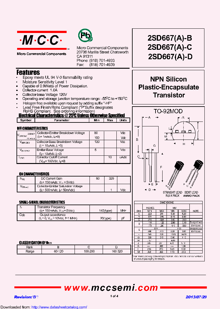 2SD667-B_8435120.PDF Datasheet