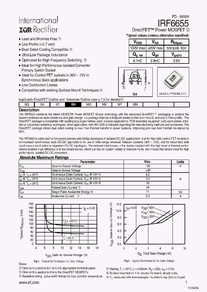 IRF6655_8437902.PDF Datasheet