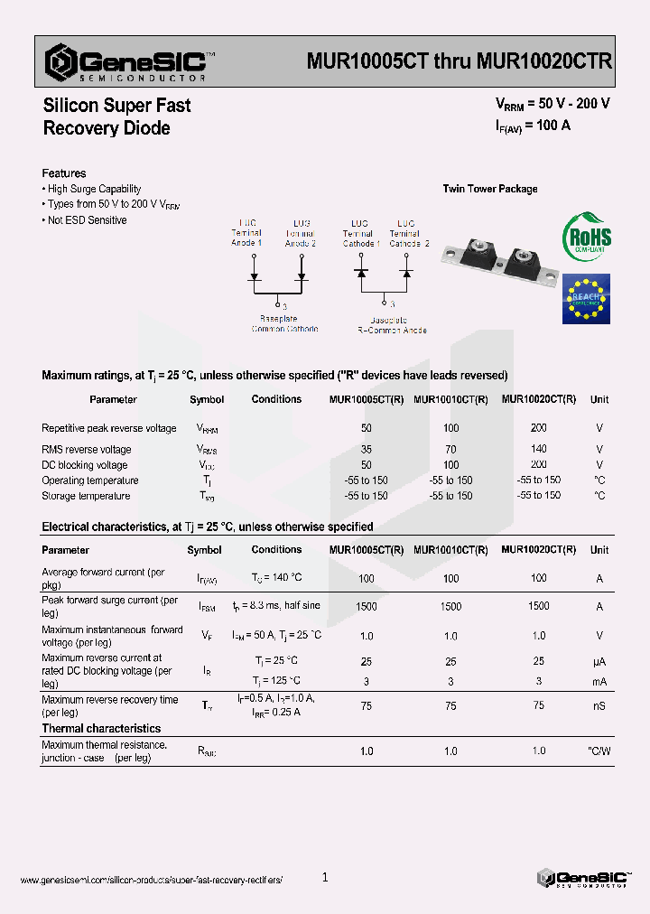 MUR10005CT_8442010.PDF Datasheet