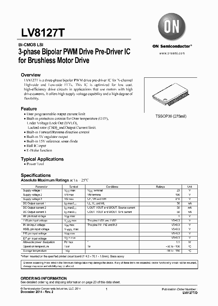 LV8127T-TLM-H_8441912.PDF Datasheet