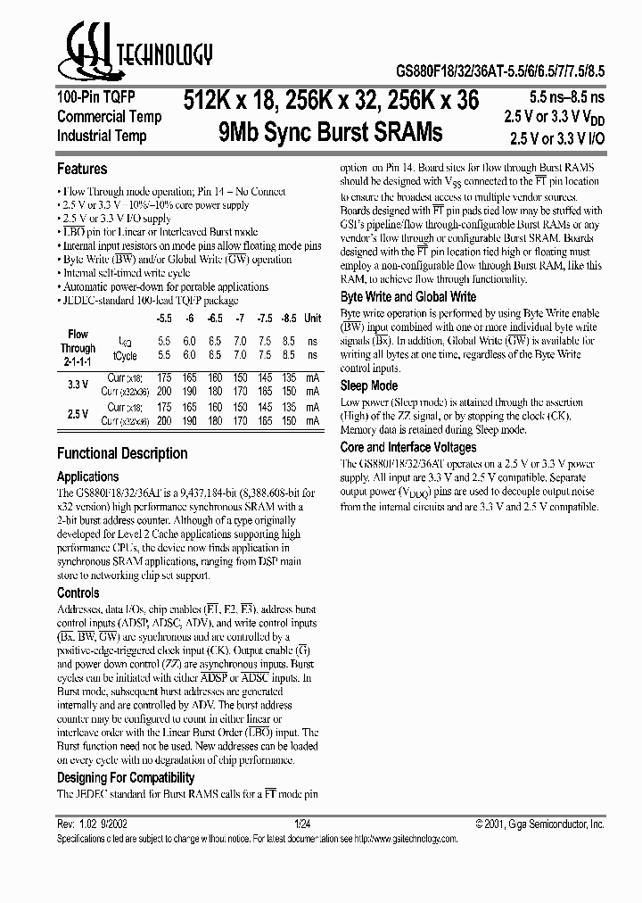 GS880F18AT-6I_8448370.PDF Datasheet