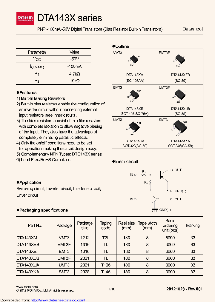 DTA143XEFRA_8448997.PDF Datasheet