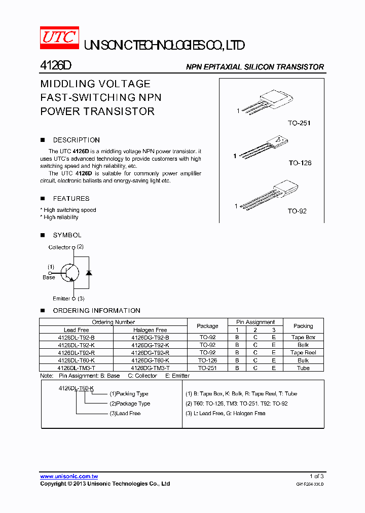 4126DG-T92-B_8450552.PDF Datasheet