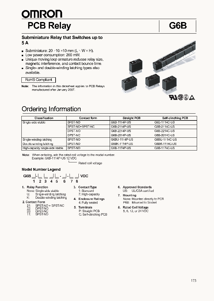 G6BU-2074CUSP6B25VDC_8450885.PDF Datasheet