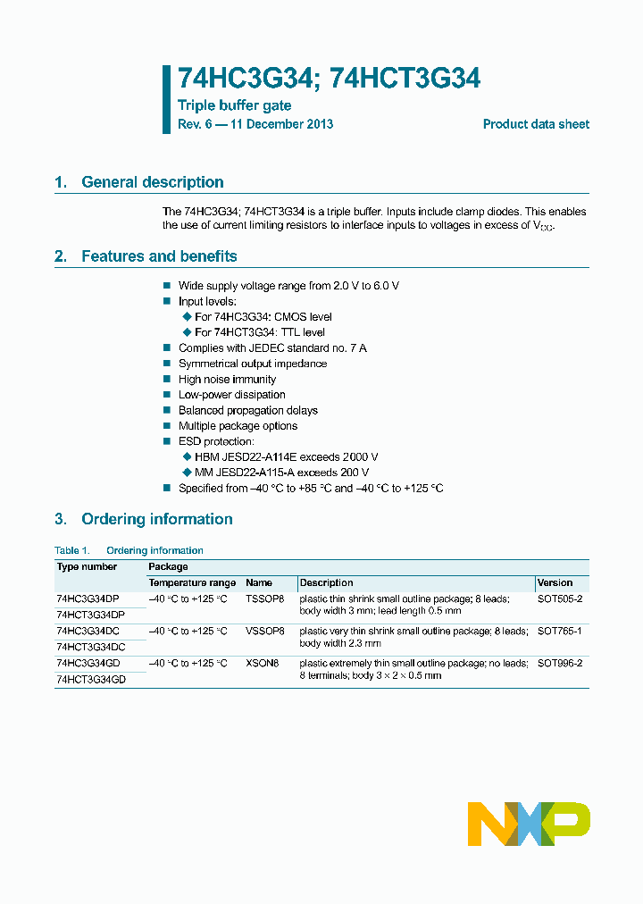 74HC3G34GD_8451096.PDF Datasheet