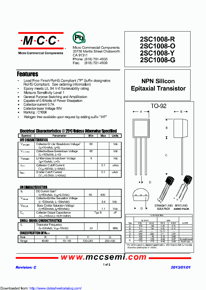 2SC1008-Y_8451577.PDF Datasheet