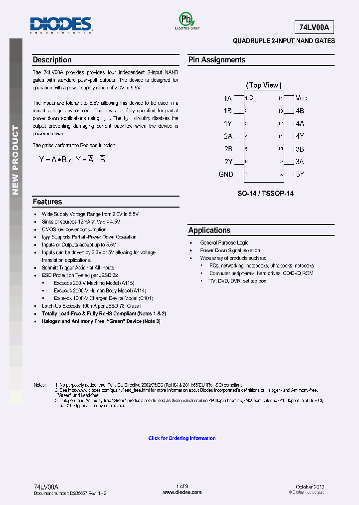 74LV00AS14-13_8451473.PDF Datasheet